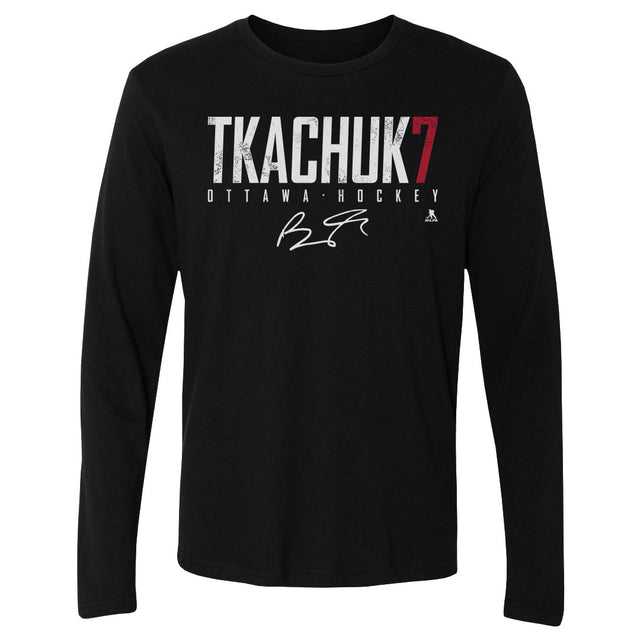 Brady Tkachuk Men's Long Sleeve T-Shirt | 500 LEVEL