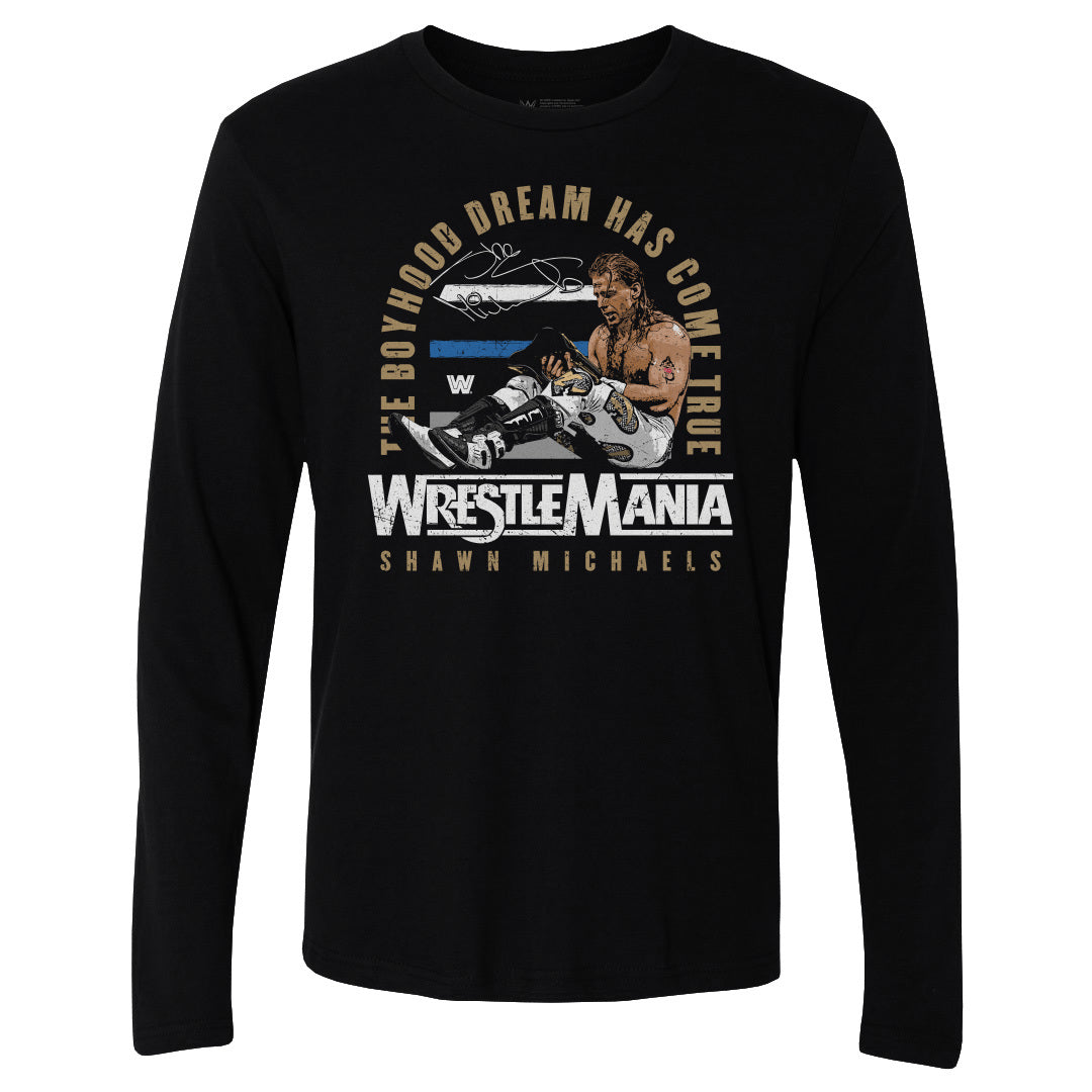 Shawn Michaels Men&#39;s Long Sleeve T-Shirt | 500 LEVEL