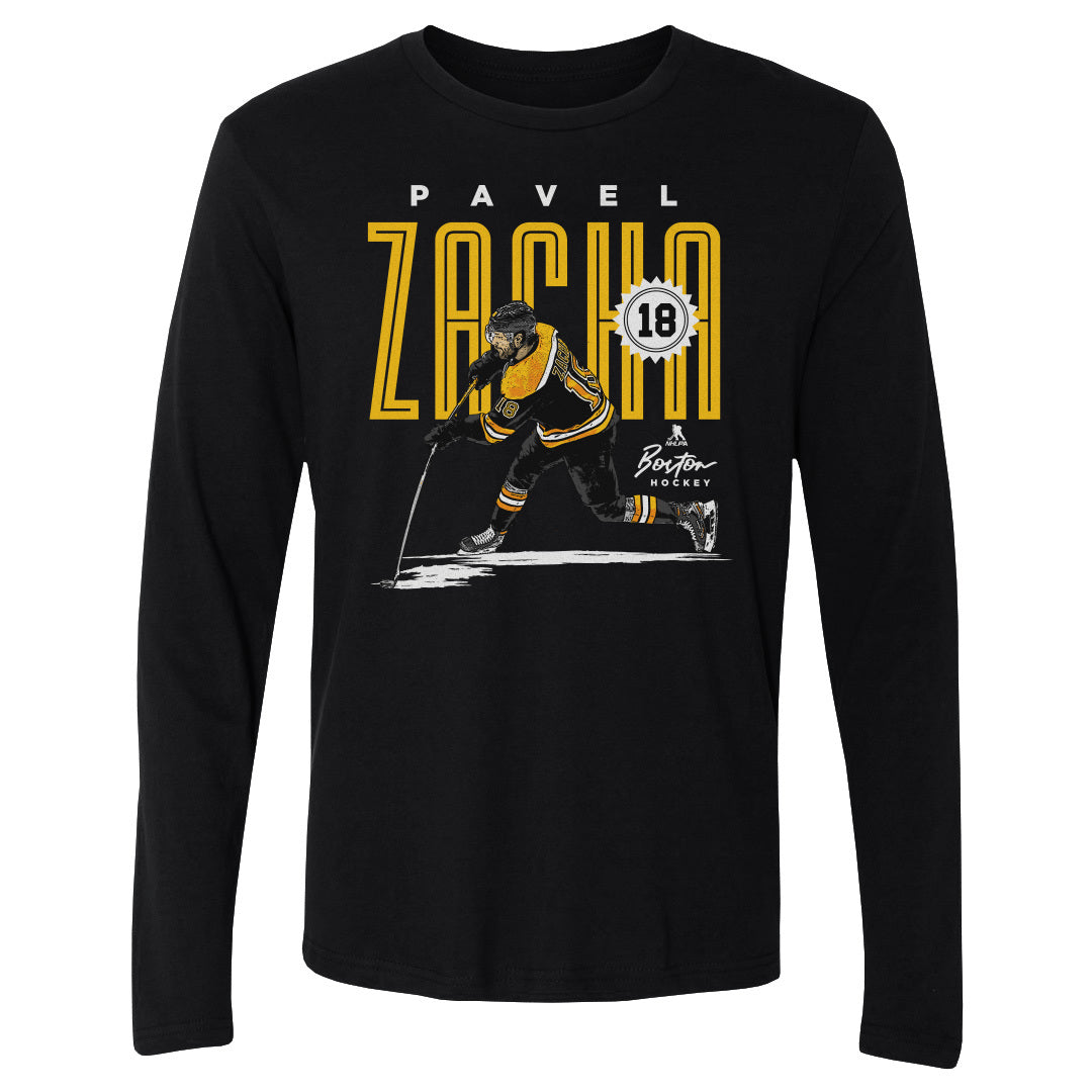 Pavel Zacha Men&#39;s Long Sleeve T-Shirt | 500 LEVEL