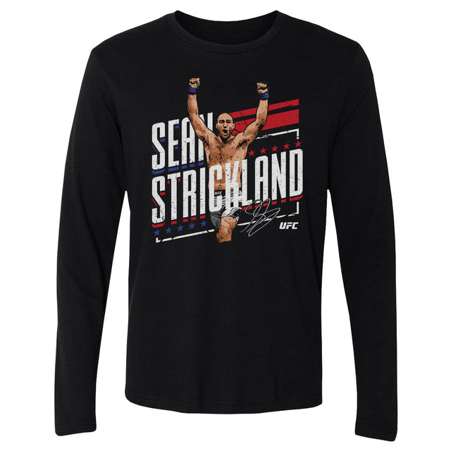 Sean Strickland Men's Long Sleeve T-Shirt | 500 LEVEL
