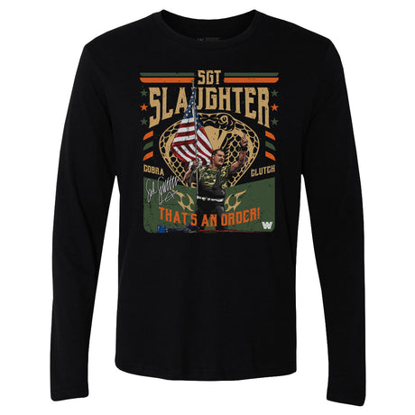 Sgt. Slaughter Men's Long Sleeve T-Shirt | 500 LEVEL