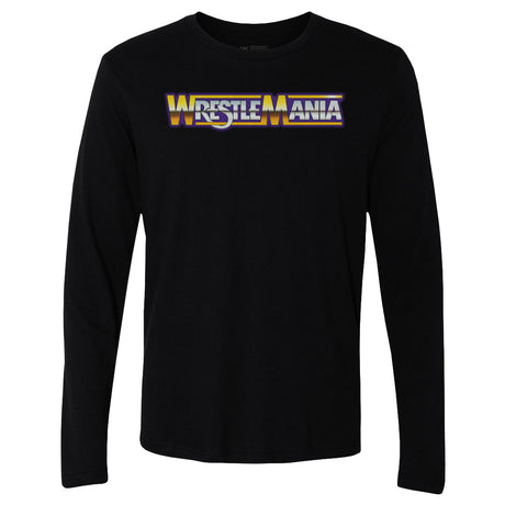 Wrestlemania Men's Long Sleeve T-Shirt | 500 LEVEL