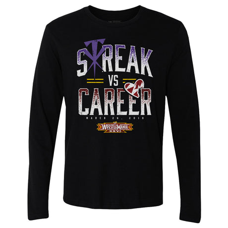 Wrestlemania Men's Long Sleeve T-Shirt | 500 LEVEL