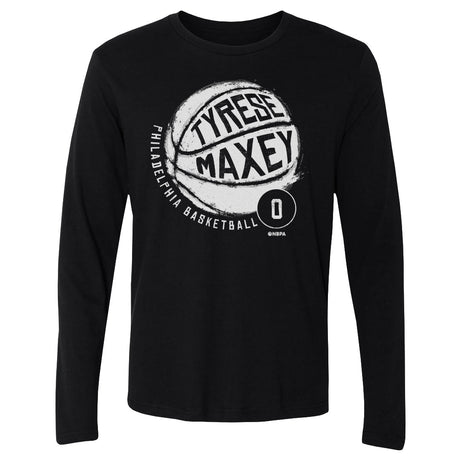 Tyrese Maxey Men's Long Sleeve T-Shirt | 500 LEVEL