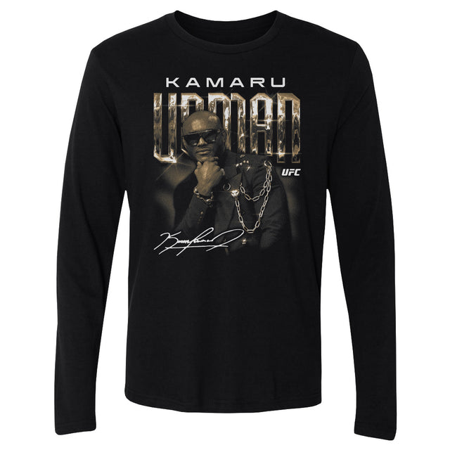 Kamaru Usman Men's Long Sleeve T-Shirt | 500 LEVEL