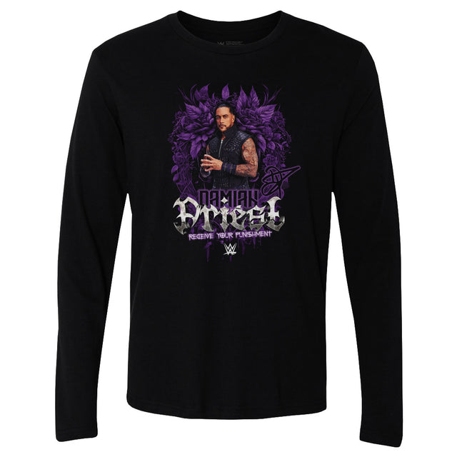 Damian Priest Men's Long Sleeve T-Shirt | 500 LEVEL