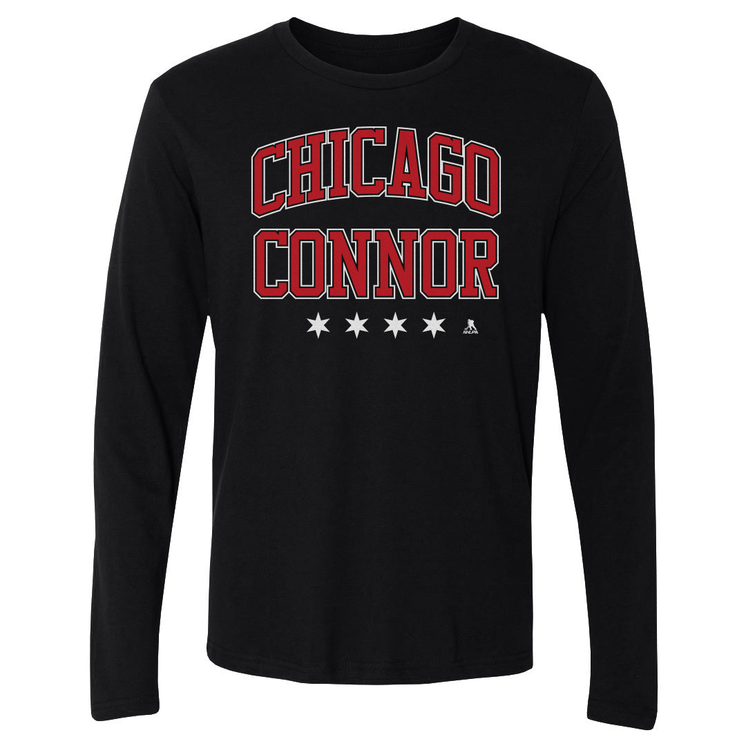 Connor Bedard Men's Long Sleeve T-Shirt | 500 LEVEL