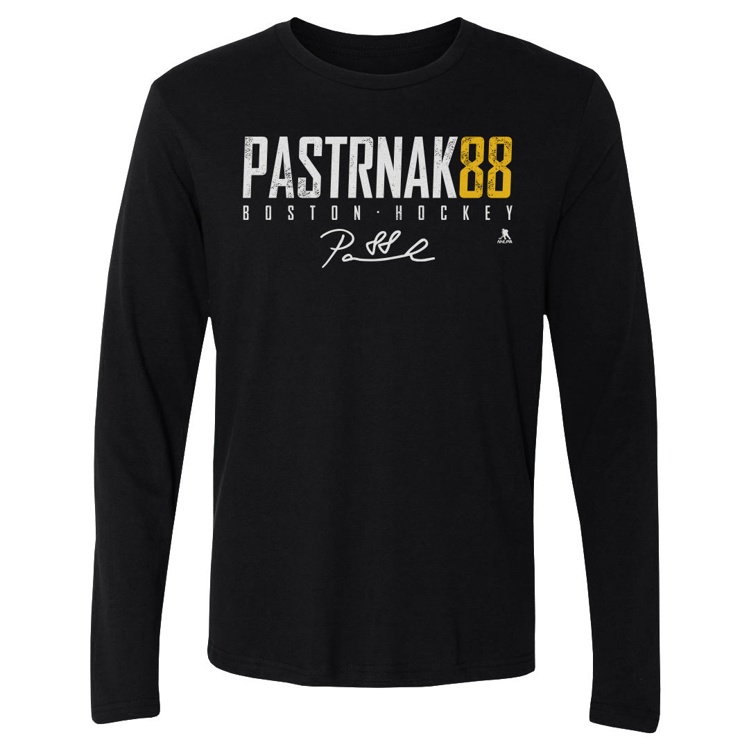 David Pastrnak Men&#39;s Long Sleeve T-Shirt | 500 LEVEL