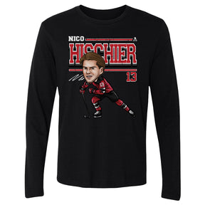 Nico Hischier Men's Long Sleeve T-Shirt | 500 LEVEL
