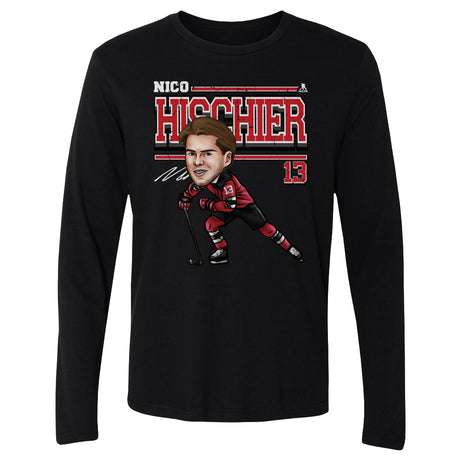 Nico Hischier Men's Long Sleeve T-Shirt | 500 LEVEL