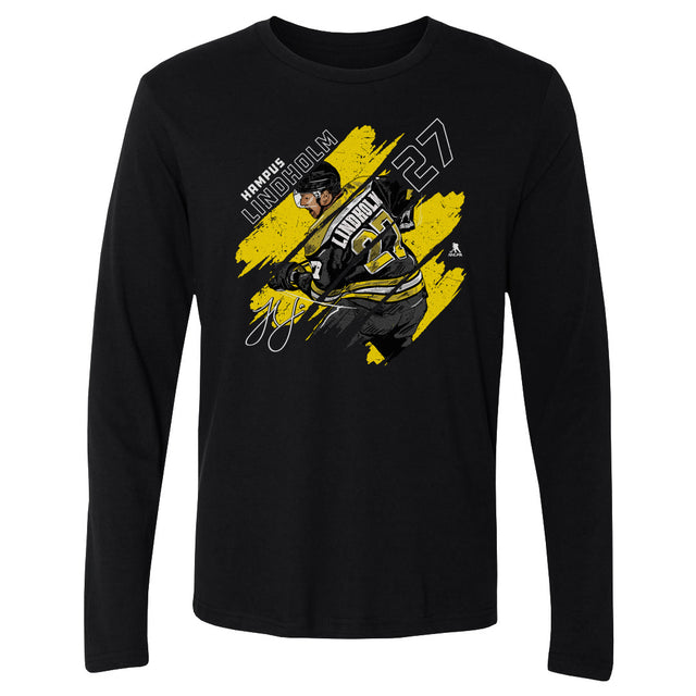 Hampus Lindholm Men's Long Sleeve T-Shirt | 500 LEVEL