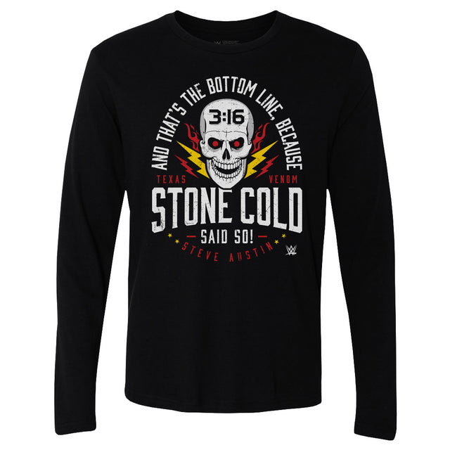 Stone Cold Steve Austin Men's Long Sleeve T-Shirt | 500 LEVEL