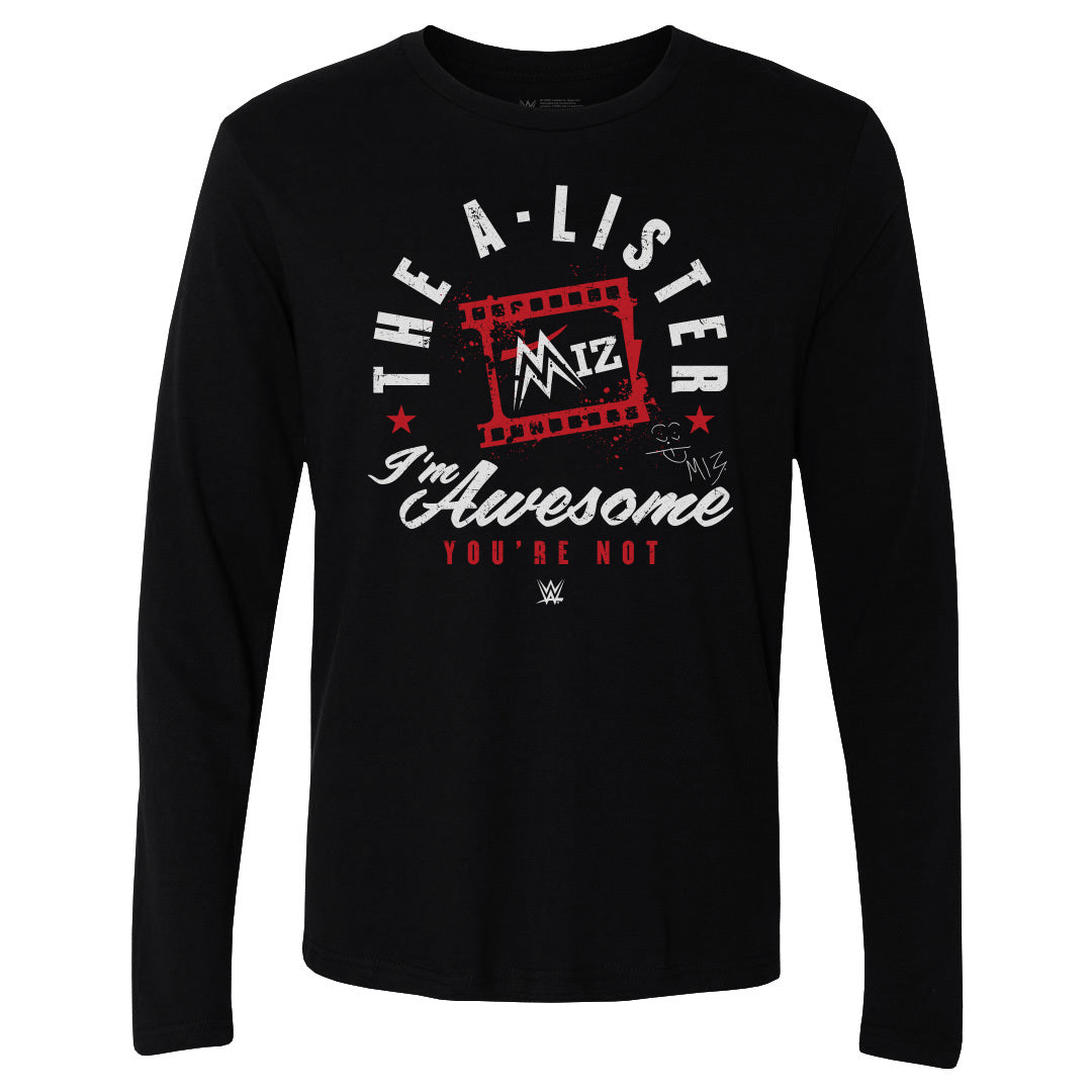 The Miz Men's Long Sleeve T-Shirt | 500 LEVEL