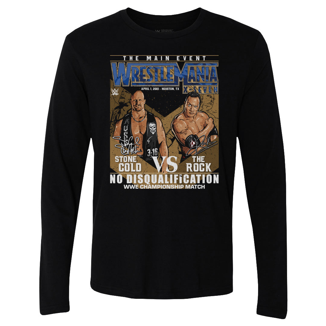 Wrestlemania Men&#39;s Long Sleeve T-Shirt | 500 LEVEL