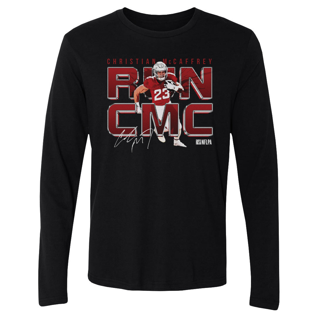 Christian McCaffrey Men's Long Sleeve T-Shirt | 500 LEVEL
