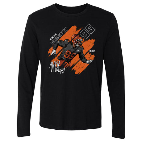 Myles Garrett Men's Long Sleeve T-Shirt | 500 LEVEL