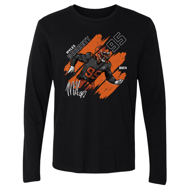 Myles Garrett Men's Long Sleeve T-Shirt | 500 LEVEL