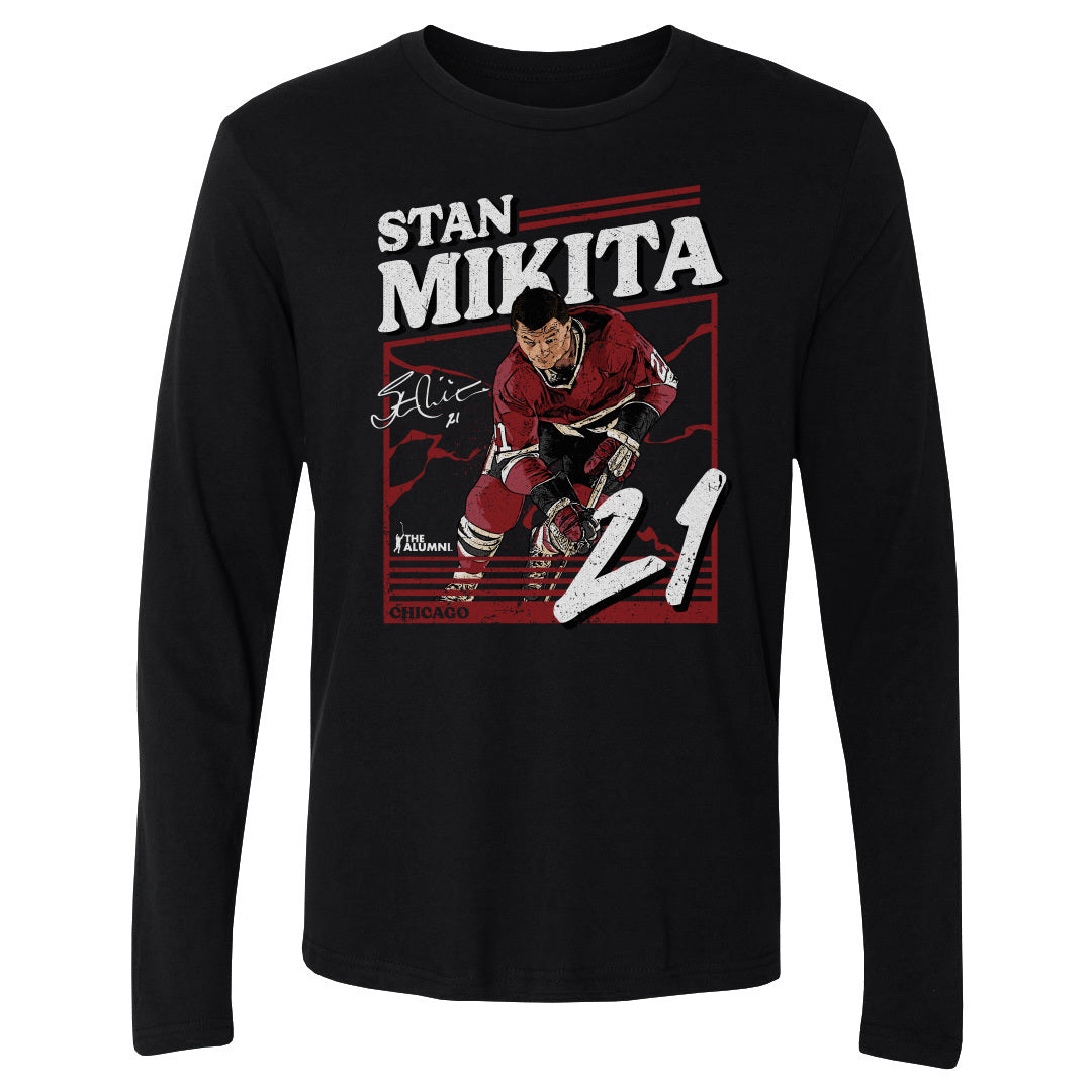 Stan Mikita Men's Long Sleeve T-Shirt | 500 LEVEL