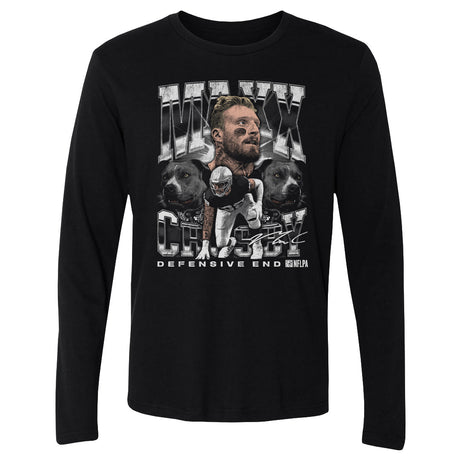 Maxx Crosby Men's Long Sleeve T-Shirt | 500 LEVEL