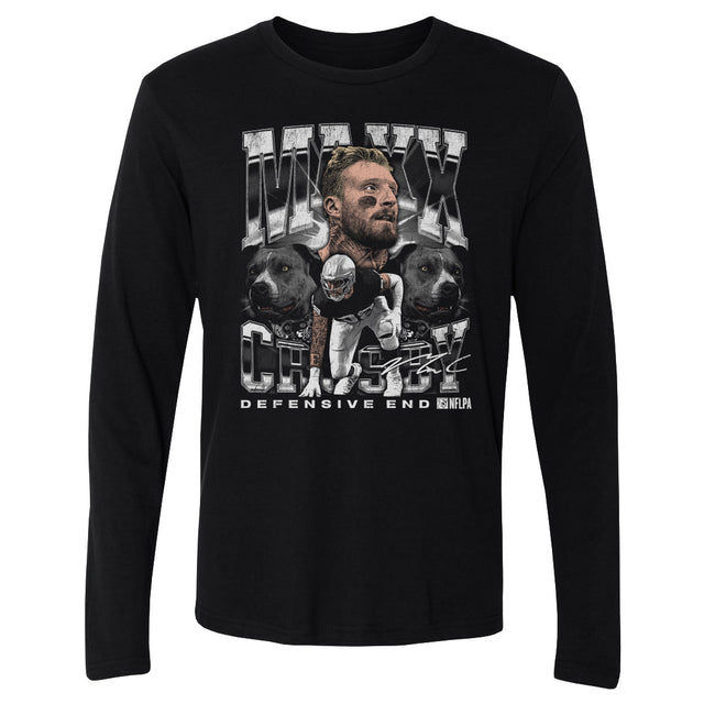 Maxx Crosby Men's Long Sleeve T-Shirt | 500 LEVEL