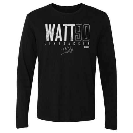 T.J. Watt Men's Long Sleeve T-Shirt | 500 LEVEL