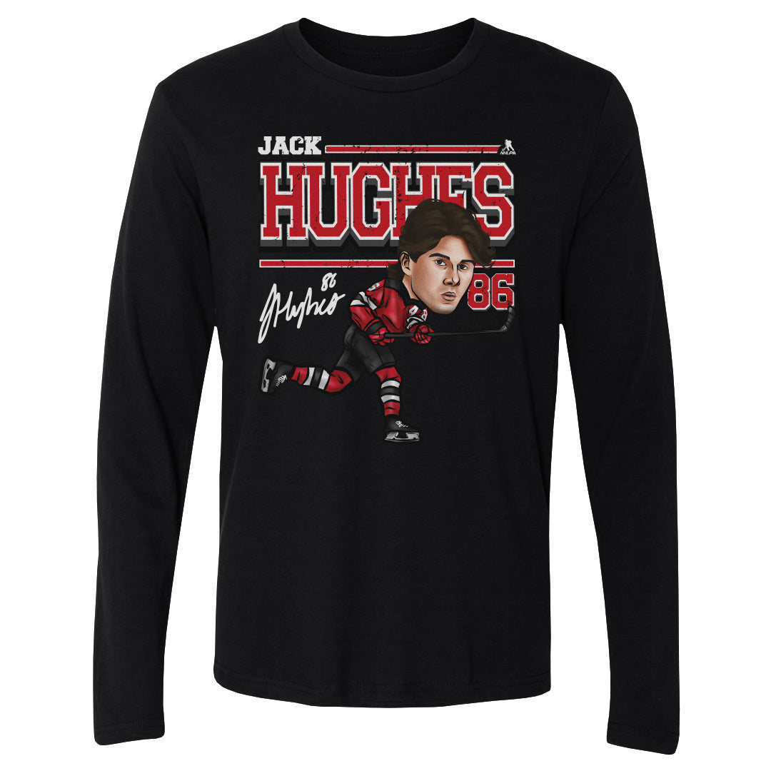 Jack Hughes Men's Long Sleeve T-Shirt | 500 LEVEL
