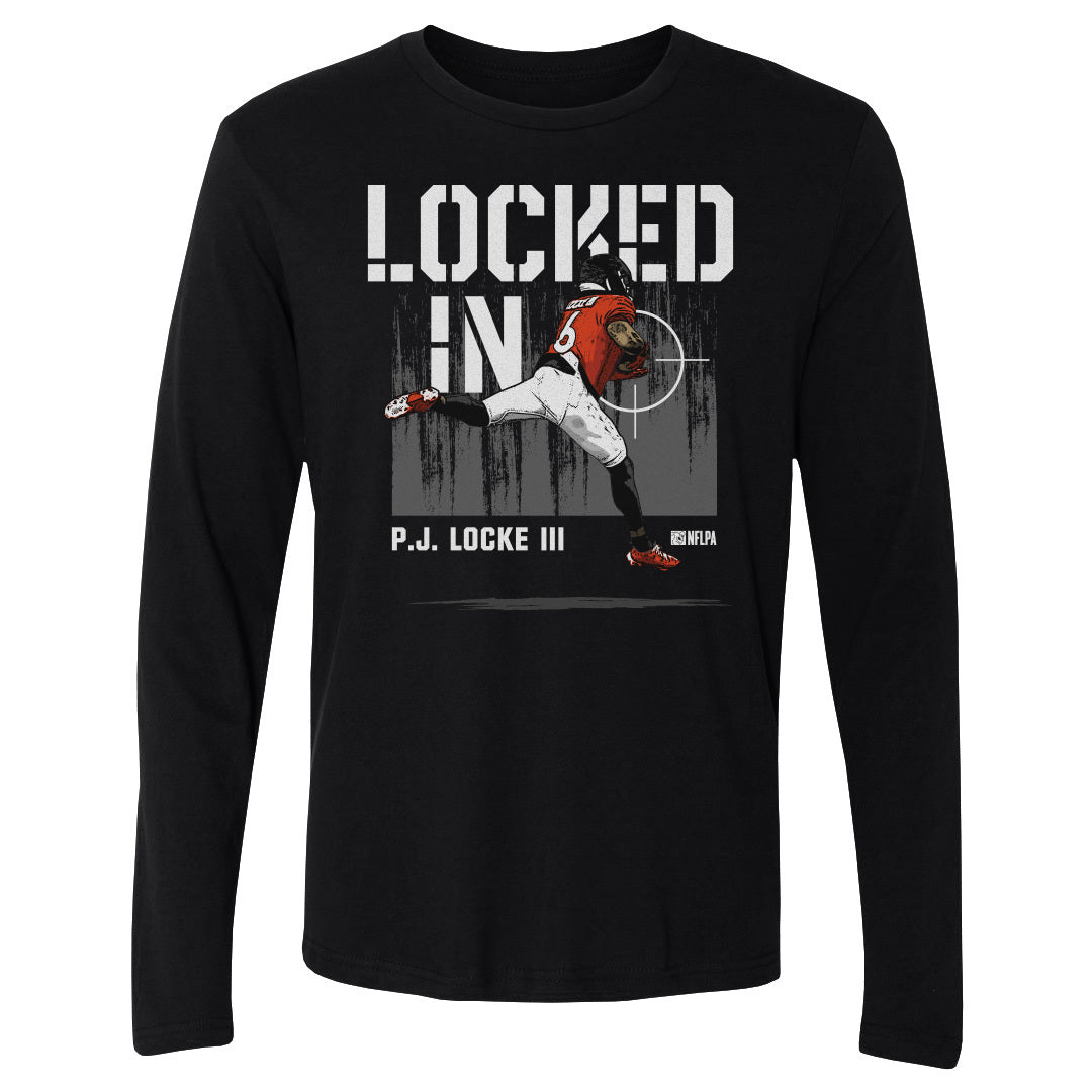P.J. Locke III Men's Long Sleeve T-Shirt | 500 LEVEL