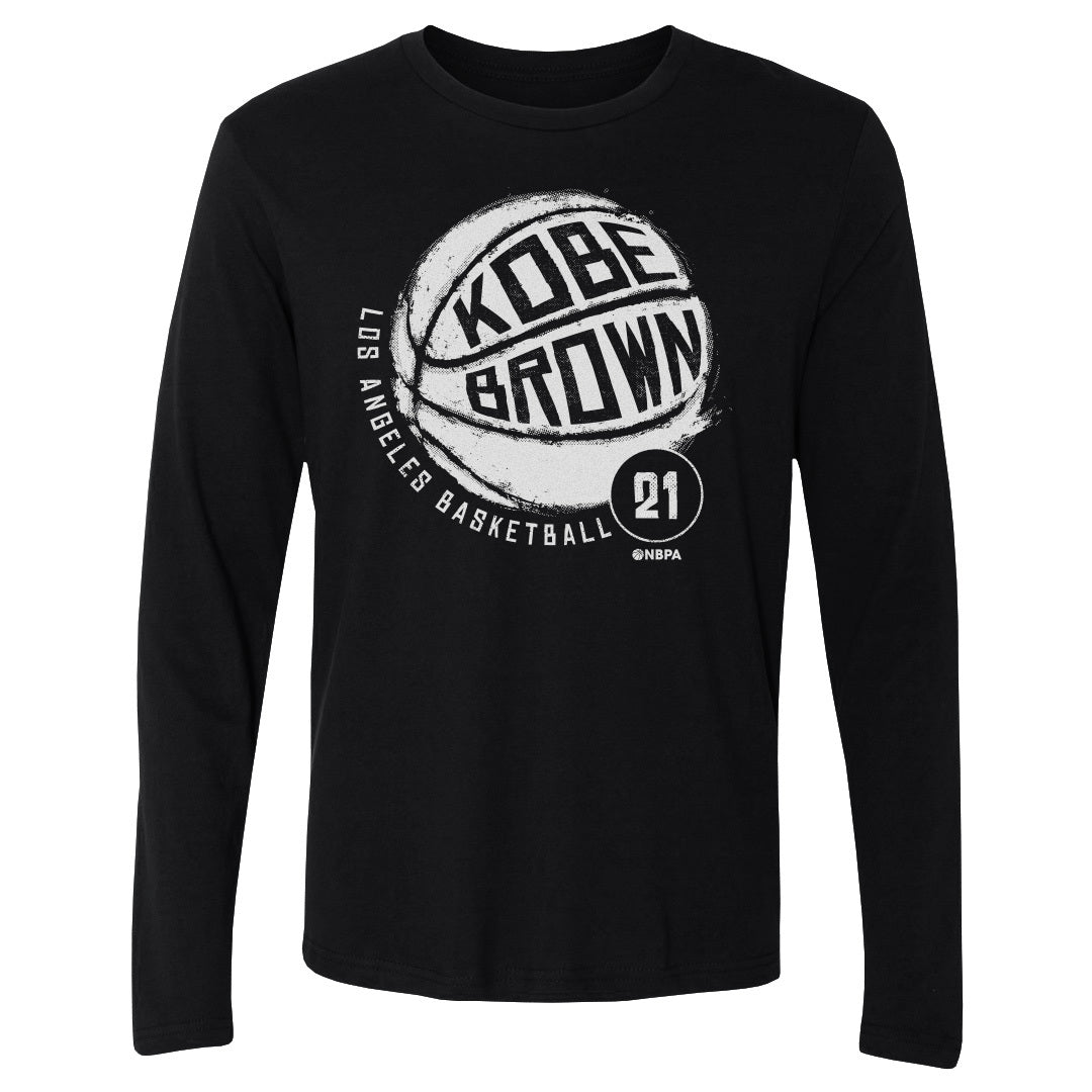 Kobe Brown Men&#39;s Long Sleeve T-Shirt | 500 LEVEL