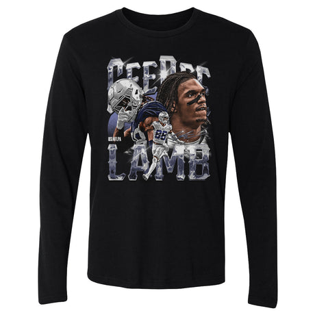 CeeDee Lamb Men's Long Sleeve T-Shirt | 500 LEVEL