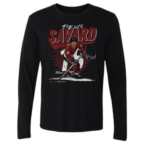 Denis Savard Men's Long Sleeve T-Shirt | 500 LEVEL