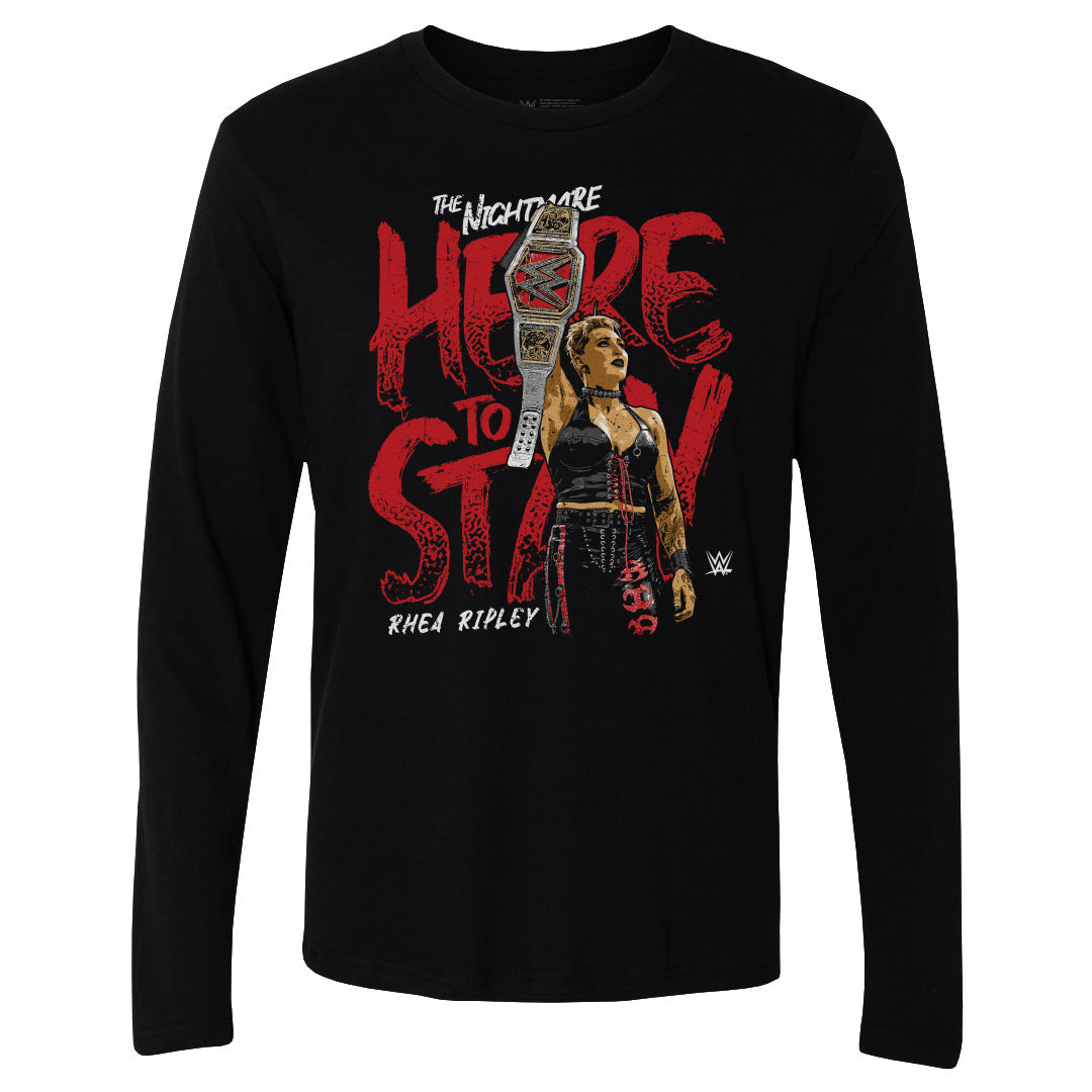 Rhea Ripley Men&#39;s Long Sleeve T-Shirt | 500 LEVEL