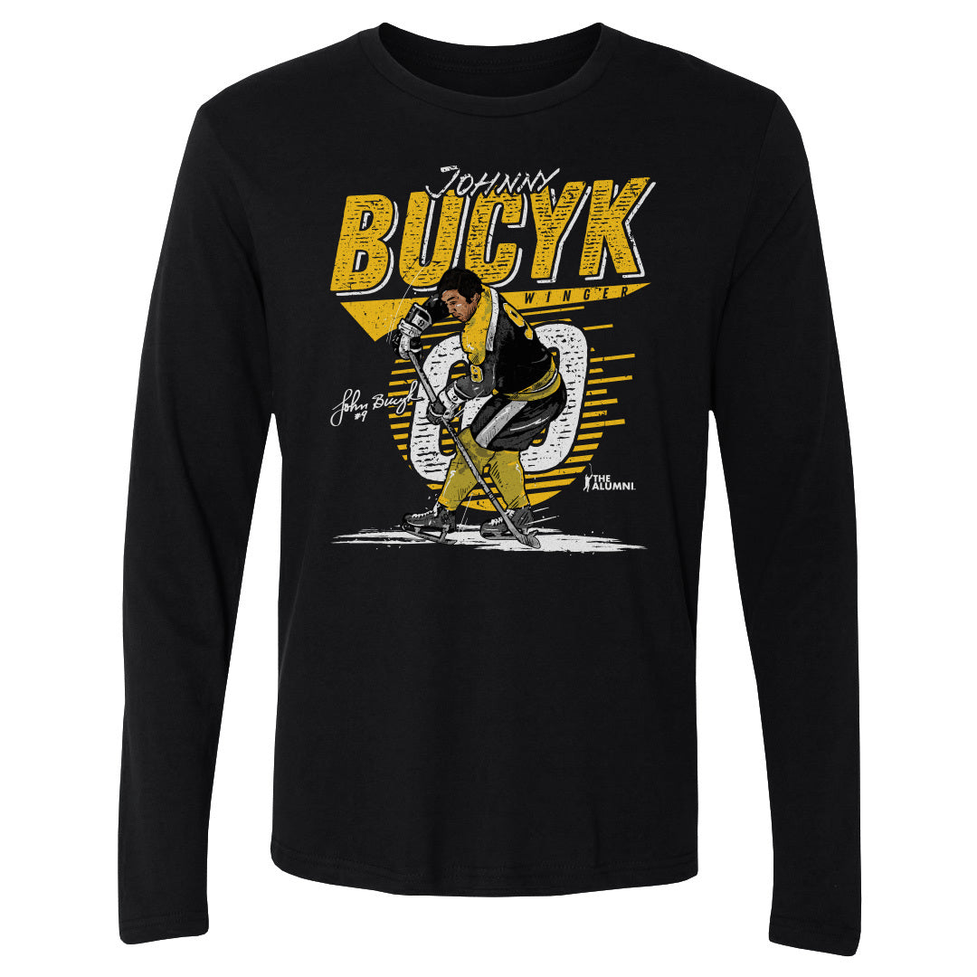 Johnny Bucyk Men&#39;s Long Sleeve T-Shirt | 500 LEVEL