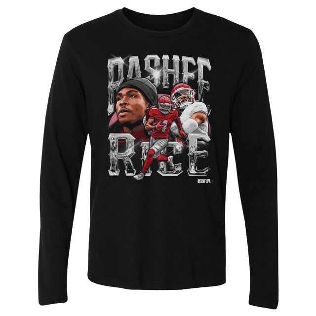Rashee Rice Men's Long Sleeve T-Shirt | 500 LEVEL