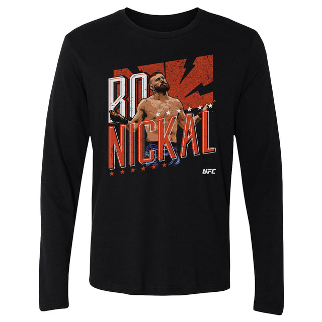 Bo Nickal Men's Long Sleeve T-Shirt | 500 LEVEL