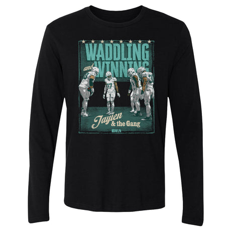 Jaylen Waddle Men's Long Sleeve T-Shirt | 500 LEVEL