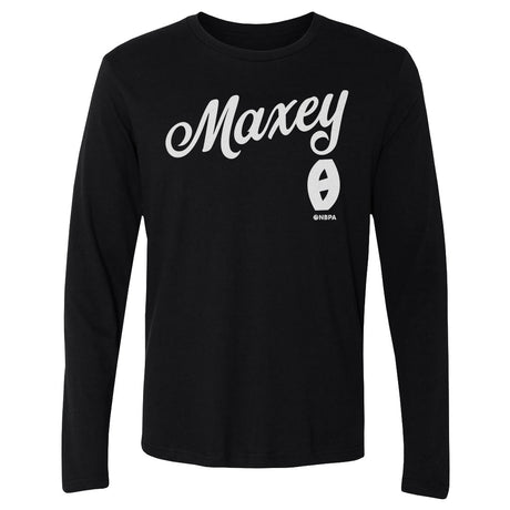 Tyrese Maxey Men's Long Sleeve T-Shirt | 500 LEVEL