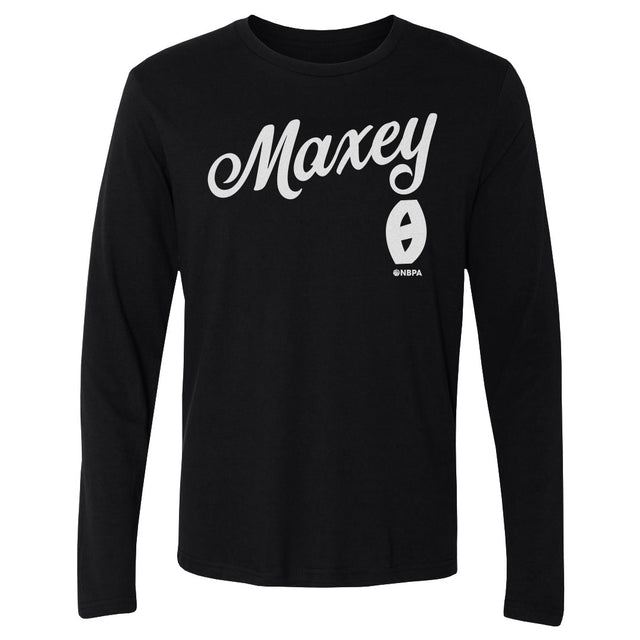 Tyrese Maxey Men's Long Sleeve T-Shirt | 500 LEVEL