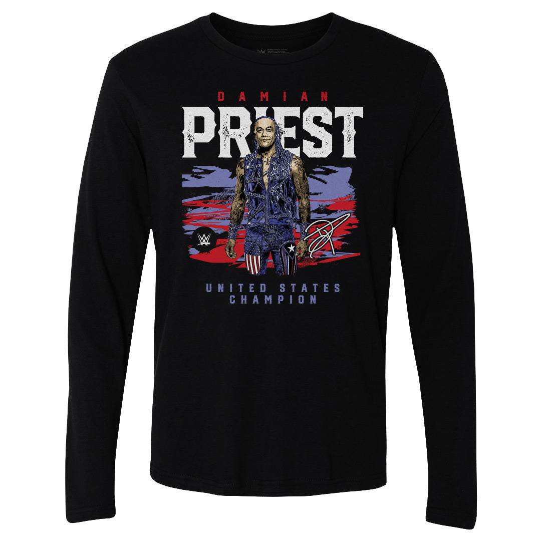 Damian Priest Men&#39;s Long Sleeve T-Shirt | 500 LEVEL