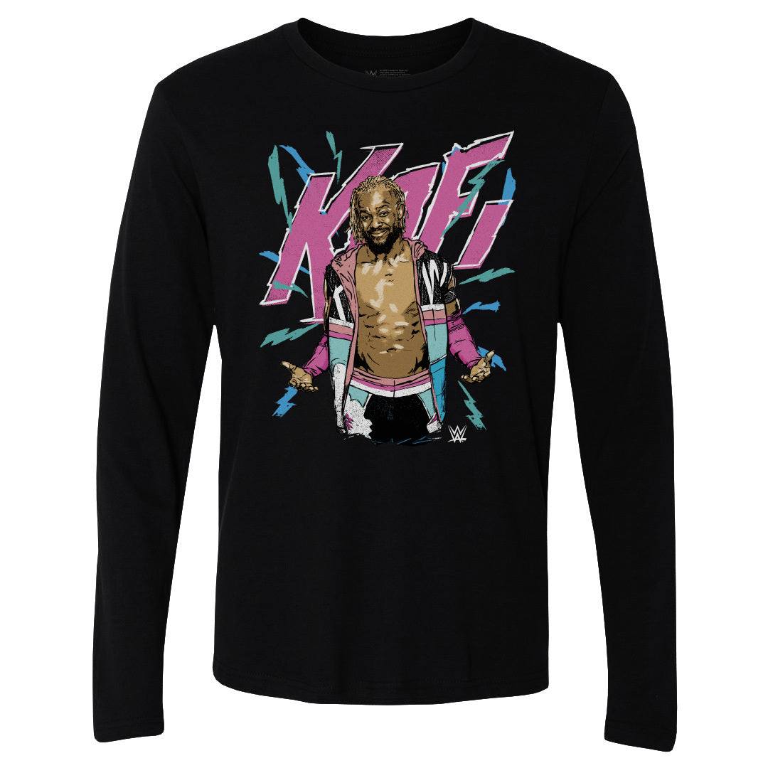 Kofi Kingston Men's Long Sleeve T-Shirt | 500 LEVEL