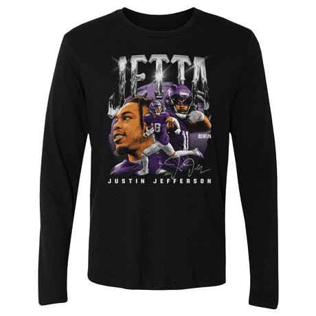 Justin Jefferson Men's Long Sleeve T-Shirt | 500 LEVEL
