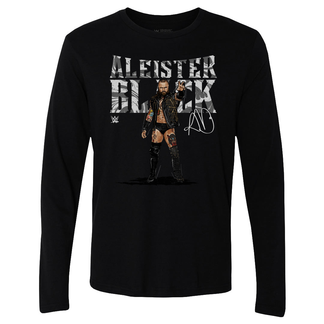 Aleister Black Men's Long Sleeve T-Shirt | 500 LEVEL