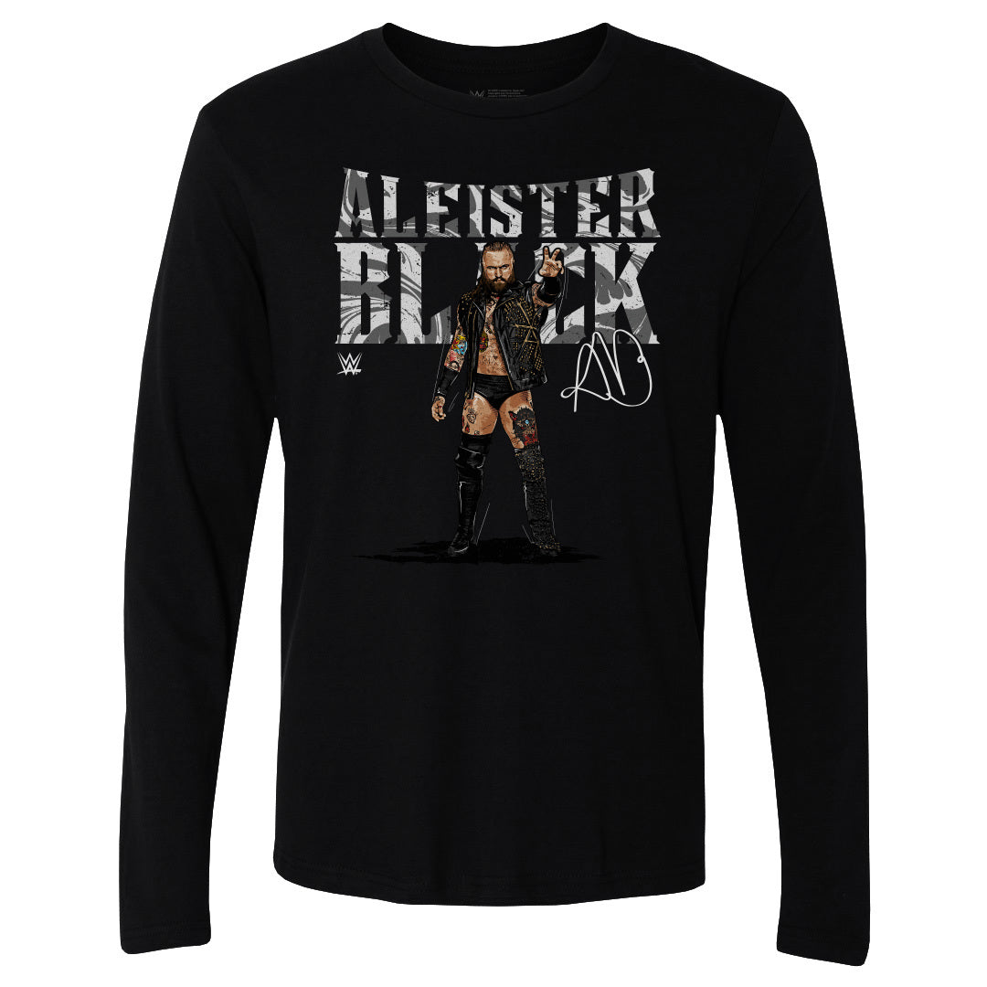 Aleister Black Men&#39;s Long Sleeve T-Shirt | 500 LEVEL