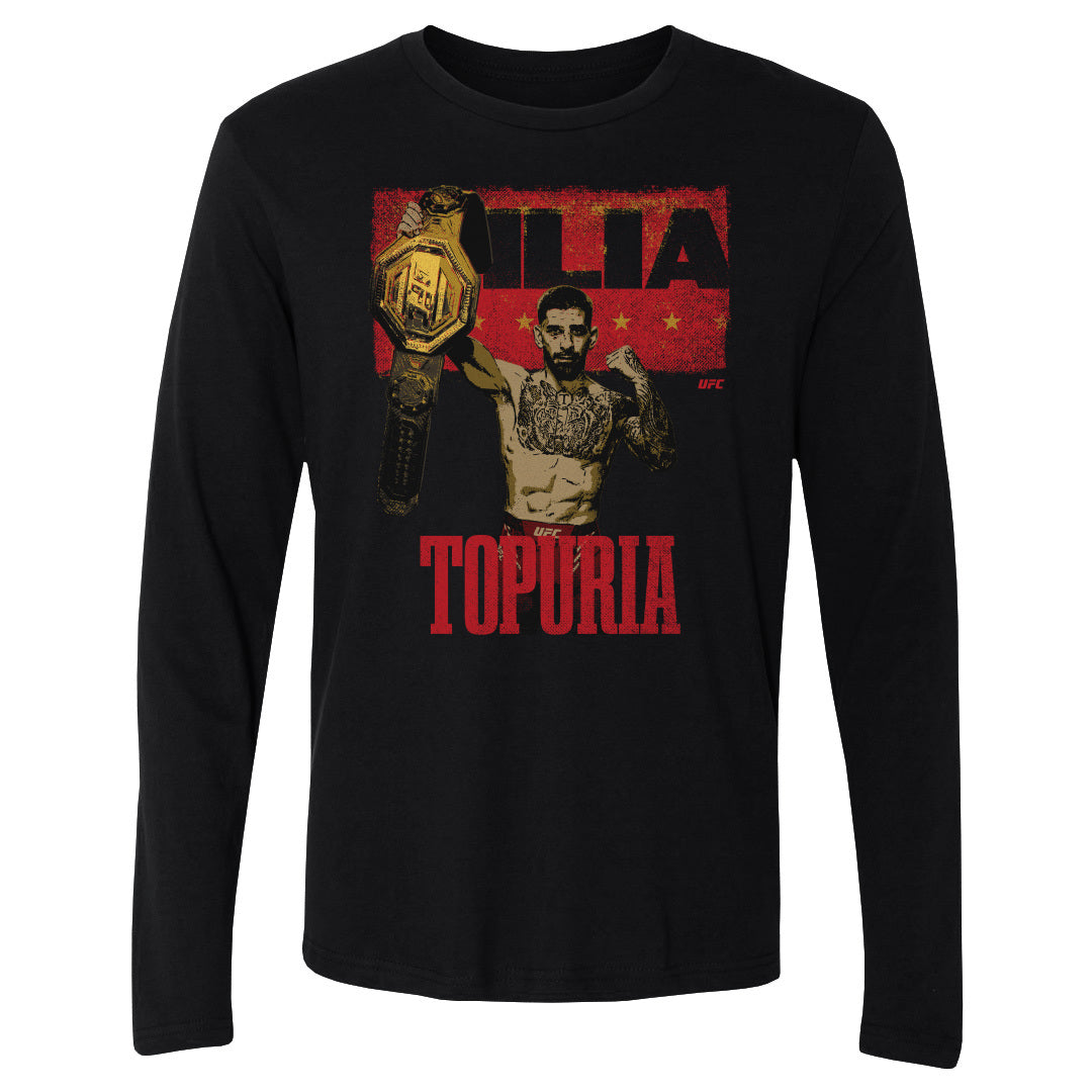 Ilia Topuria Men&#39;s Long Sleeve T-Shirt | 500 LEVEL