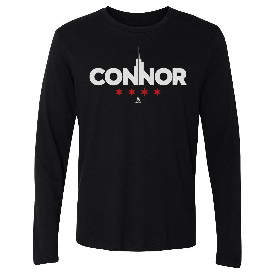 Connor Bedard Men's Long Sleeve T-Shirt | 500 LEVEL