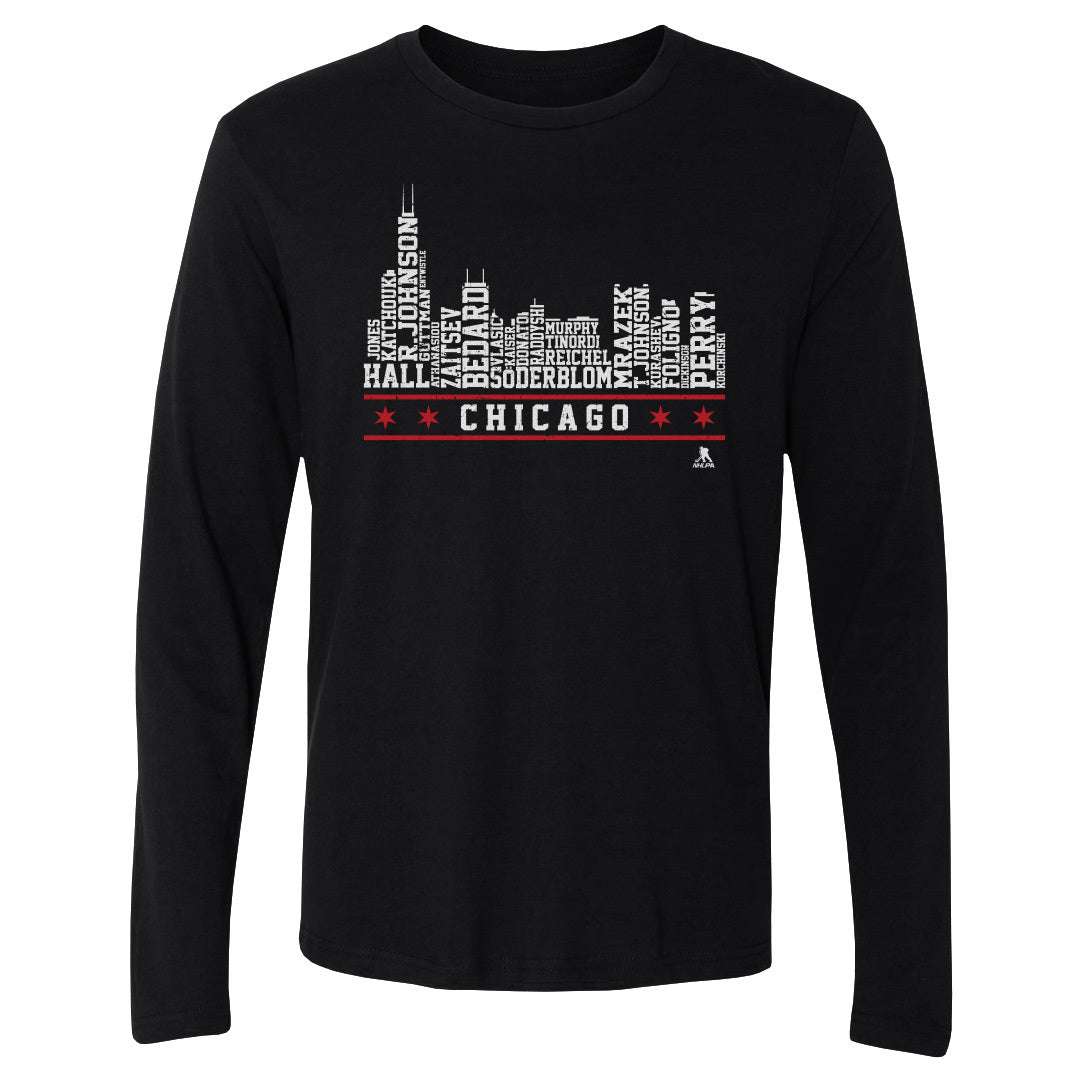 Chicago Men&#39;s Long Sleeve T-Shirt | 500 LEVEL