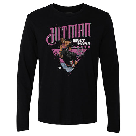 Bret Hart Men's Long Sleeve T-Shirt | 500 LEVEL