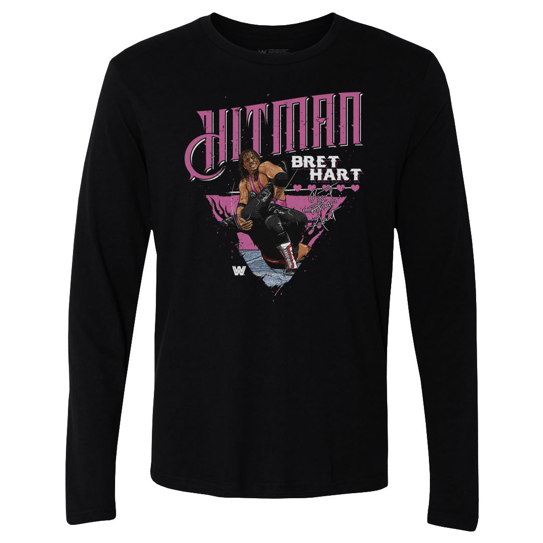 Bret Hart Men&#39;s Long Sleeve T-Shirt | 500 LEVEL