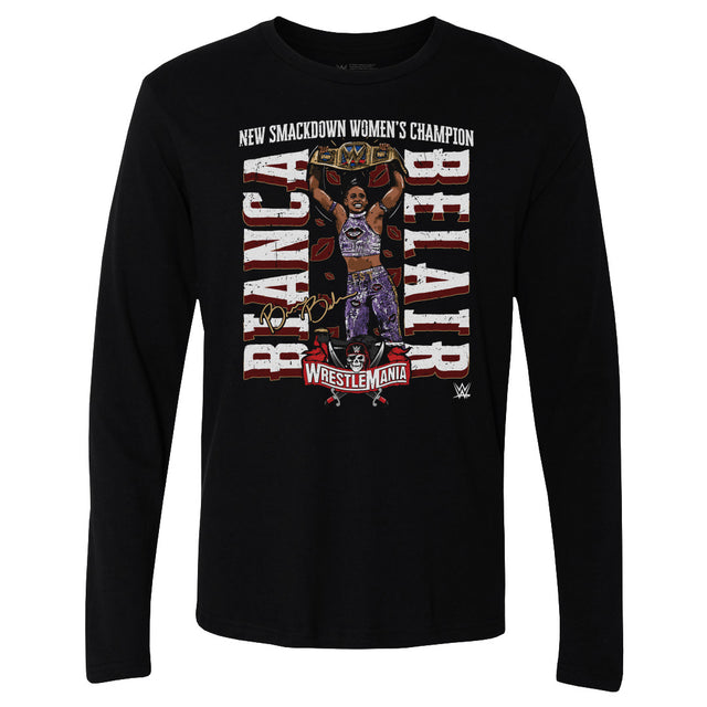Bianca Belair Men's Long Sleeve T-Shirt | 500 LEVEL