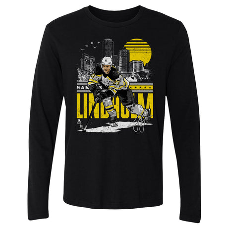 Hampus Lindholm Men's Long Sleeve T-Shirt | 500 LEVEL
