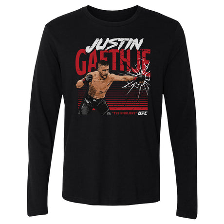 Justin Gaethje Men's Long Sleeve T-Shirt | 500 LEVEL
